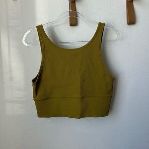 Lululemon Power Pivot Tank Green size 12 good condition